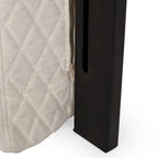 Christopher Knight Home Perryman Queen Wingback Headboard  Luxurious Tufted Design