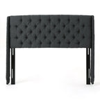 Christopher Knight Home Perryman Queen Wingback Headboard  Luxurious Tufted Design