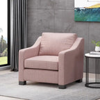 Halevy Contemporary Upholstered Club Chair by Christopher Knight Home