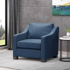 Halevy Contemporary Upholstered Club Chair by Christopher Knight Home