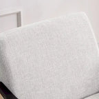 HUIMO Mid Century Modern Armchair and Ottoman Set Upholstered Accent Chair for Living Room, Bedroom