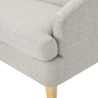 Sheena Mid-century Modern Petite Fabric Loveseat by Christopher Knight Home