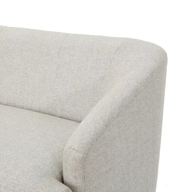 Sheena Mid-century Modern Petite Fabric Loveseat by Christopher Knight Home