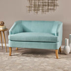 Sheena Mid-century Modern Petite Fabric Loveseat by Christopher Knight Home