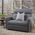 Halima Fabric 2-seater Recliner Club Chair by Christopher Knight Home