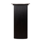 Marble Console Table Entryway Table with Fluted Base