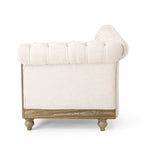 Castalia Chesterfield Tufted 7-seat Sectional Sofa by Christopher Knight Home - 114.00 L x 70.00 W x 31.50 H