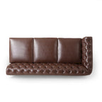 Castalia Chesterfield Tufted 7-seat Sectional Sofa by Christopher Knight Home - 114.00 L x 70.00 W x 31.50 H