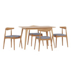 Francie Mid-century 5-piece Dining Set by Christopher Knight Home