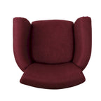 Brice Contemporary Scroll Arm Club Chair with Nailhead Trim by Christopher Knight Home
