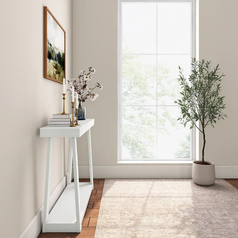 Plank and Beam Classic Console Table with Shelf - 46