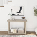 Plank and Beam Classic Console Table with Shelf - 46