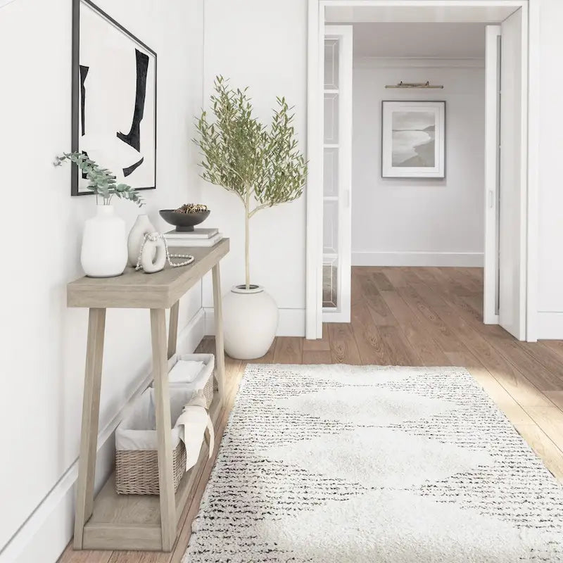 Plank and Beam Classic Console Table with Shelf - 46
