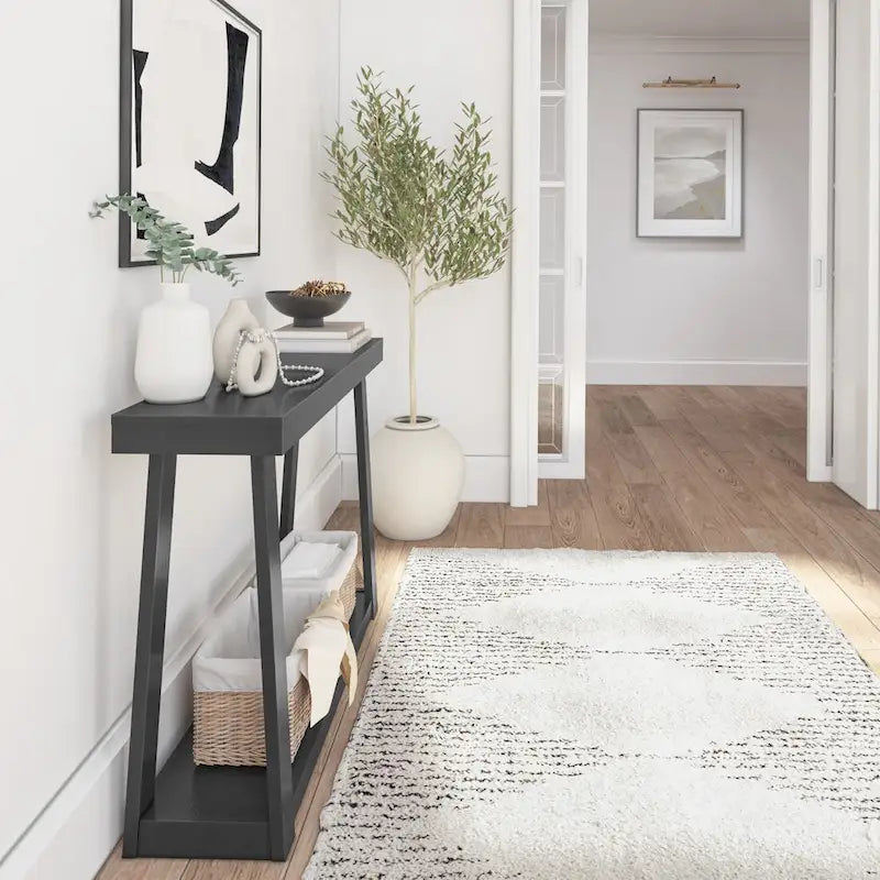 Plank and Beam Classic Console Table with Shelf - 46