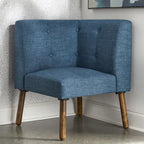 Simple Living Wood Fabric Playmate Corner Chair