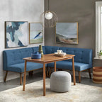 Simple Living Wood Fabric Playmate Corner Chair