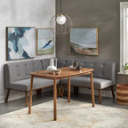 Simple Living Wood Fabric Playmate Corner Chair