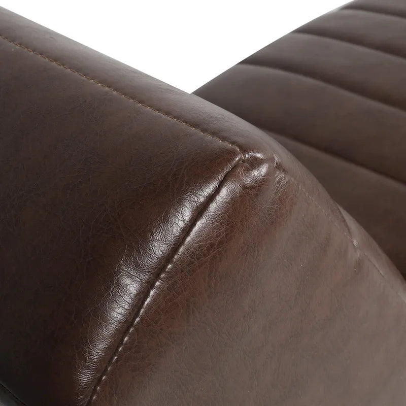 Stillmore Indoor Upholstered Channel Stitch Chaise Lounge by Christopher Knight Home