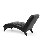 Stillmore Indoor Upholstered Channel Stitch Chaise Lounge by Christopher Knight Home