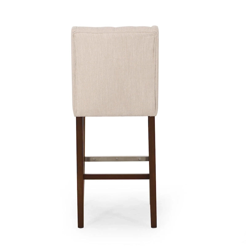 Bayliss Tufted Wingback Barstool (Set of 2) by Christopher Knight Home