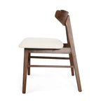Stocker Fabric and Rubberwood Dining Chairs (Set of 2) by Christopher Knight Home