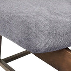 Stocker Fabric and Rubberwood Dining Chairs (Set of 2) by Christopher Knight Home