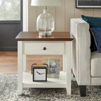 Simple Living Charleston End Table - 24H x 23.75W x 23.75D
