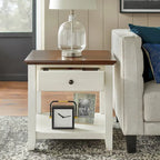 Simple Living Charleston End Table - 24H x 23.75W x 23.75D