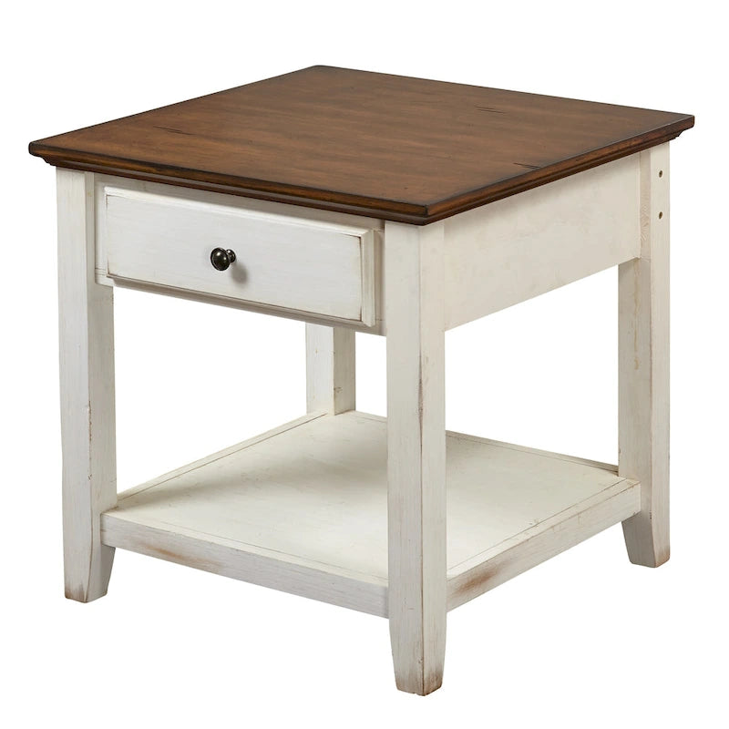 Simple Living Charleston End Table - 24H x 23.75W x 23.75D