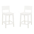 Dahlia Wood 24-Inch Armless Counter Stool (Set of 2)