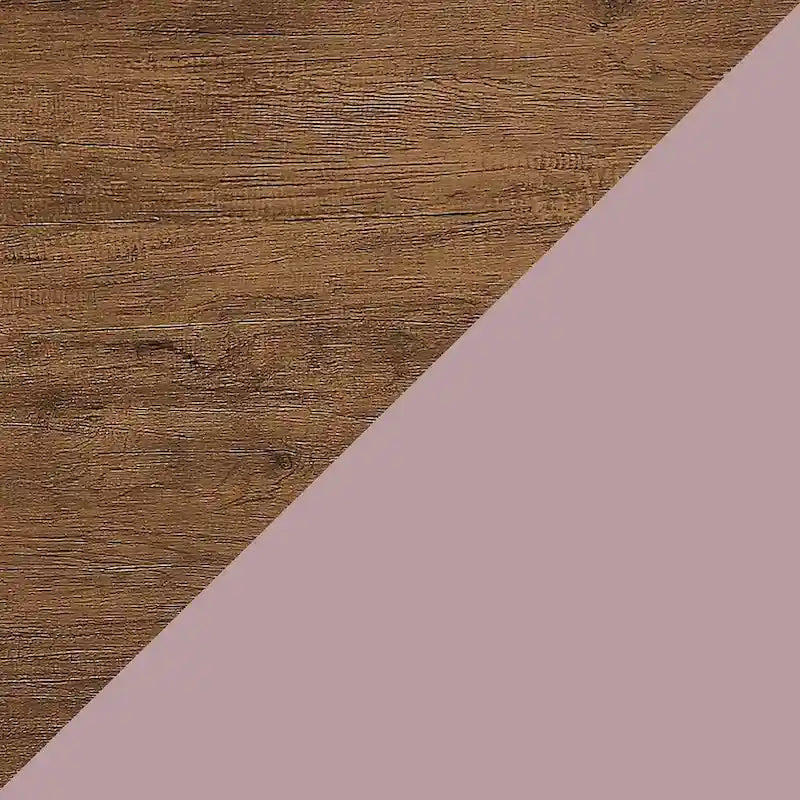 6-Drawer Double Low Dresser with Metal Legs