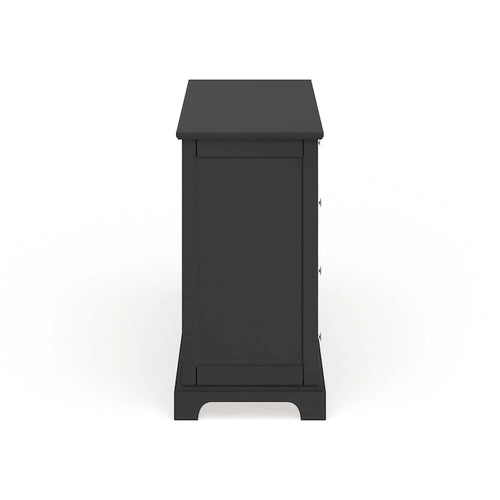 Bedford Black Wood Dresser and Optional Matching Mirror by Home Styles