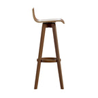 Ellery Mid-Century Modern Swivel Wood Stool (Set of 2) iNSPIRE Q Modern