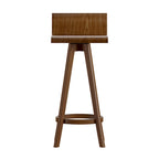 Ellery Mid-Century Modern Swivel Wood Stool (Set of 2) iNSPIRE Q Modern