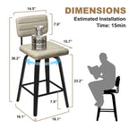 Swivel Bar Stools Bentwood Counter Height Bar Stools