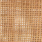 Lesia Modern Bohemian Natural Brown Rattan and Wood Counter Stool