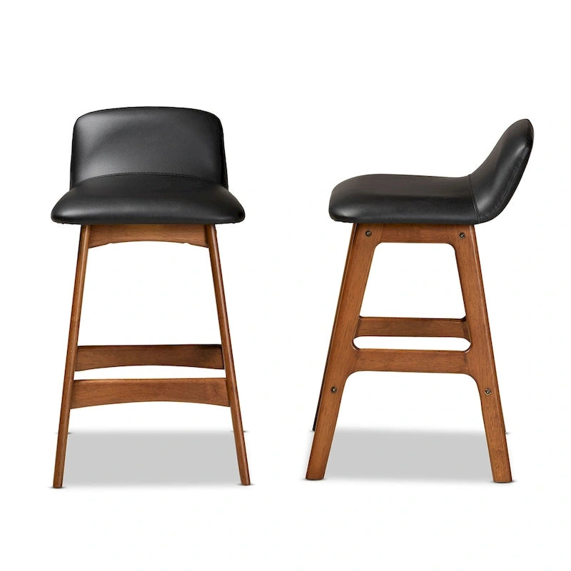 Darrin Mid-Century Modern 2-PC Counter Stool Set