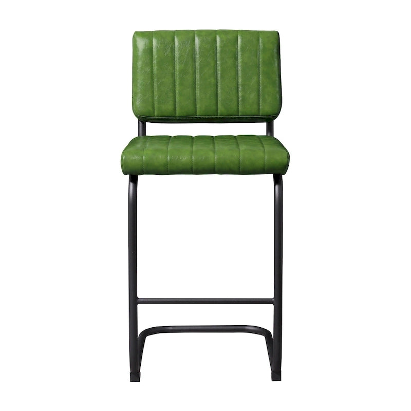 Art Leon Rustic Upholstered Counter Height Bar Stools (Set of 2)