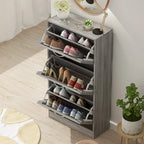 Shoe Cabinet with Flip Drawer for Entryway Rack Storage Organizer