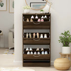 Shoe Cabinet with Flip Drawer for Entryway Rack Storage Organizer