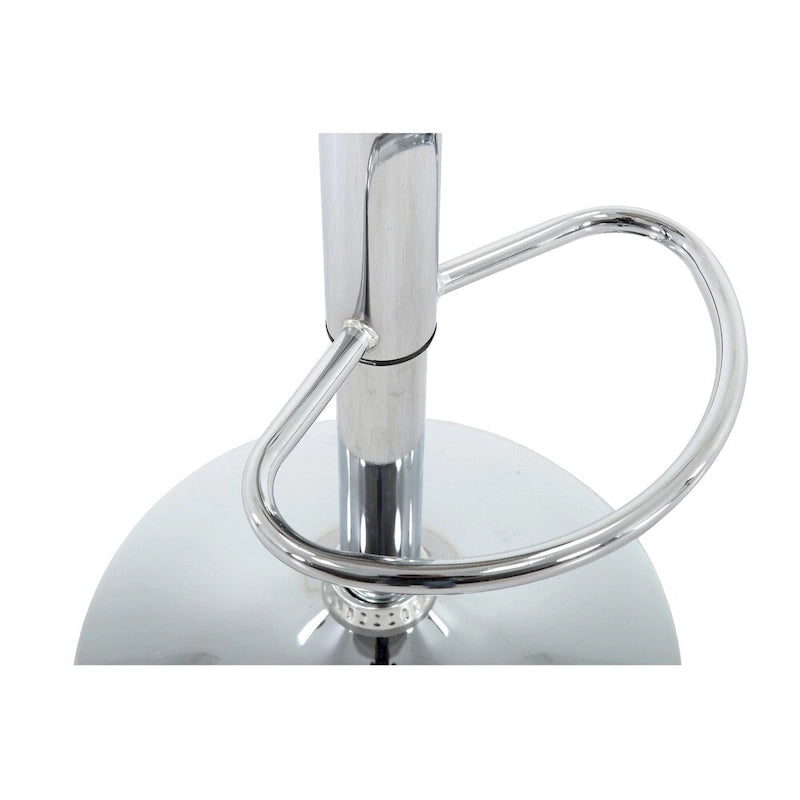 Adjustable Height Barstool in Chromed Finish