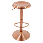 Adjustable Height Barstool in Chromed Finish