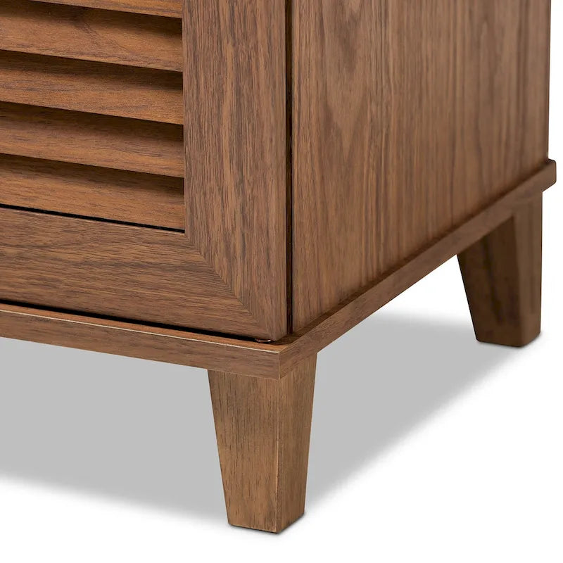 Copper Grove Zdolbuniv Dark Grey 4-shelf Shoe Storage Cabinet