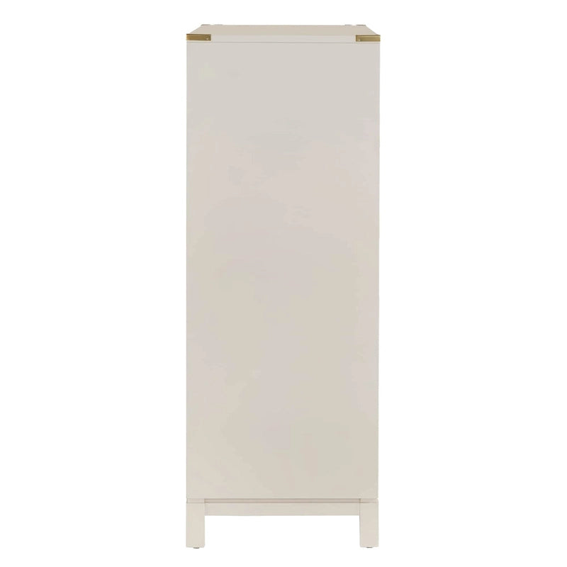 Kedric 5-Drawer Gold Accent Chest by iNSPIRE Q Bold
