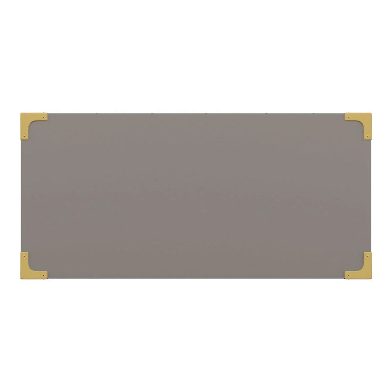 Kedric 5-Drawer Gold Accent Chest by iNSPIRE Q Bold