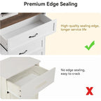 Modern 6 Drawer Dresser Closet Storage Tower Organizer Unit for Bedroom