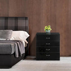 Wood 4-Drawer Chest of Drawers