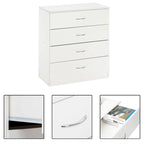 Wood 4-Drawer Chest of Drawers
