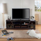 DH BASIC Modern Espresso 71 Wide Entertainment Center by Denhour