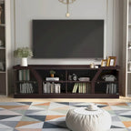 DH BASIC Modern Espresso 71 Wide Entertainment Center by Denhour